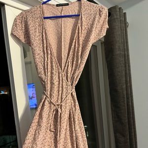 Brandy Melville Floral Wrap Dress